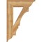 Ekena Millwork Balboa Traditional Rough Sawn Bracket, Western Red Cedar, 6"W x 26"D x 38"H BKT06X26X38BOA01RWR - alternate 2